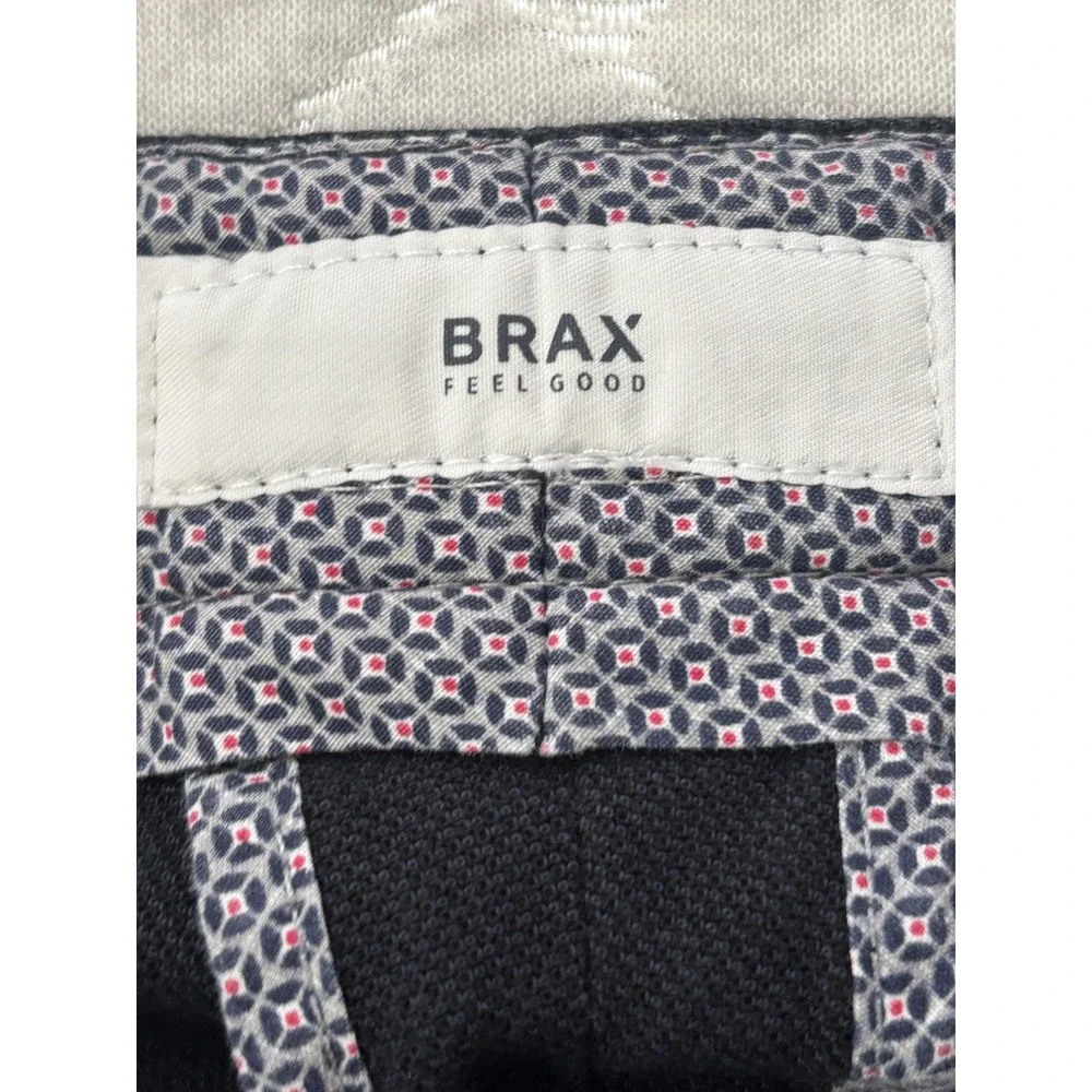 Brax Pants‎ Mens 38x34 Black Cooper Fancy Regular Fit 5 Pocket Chino Office